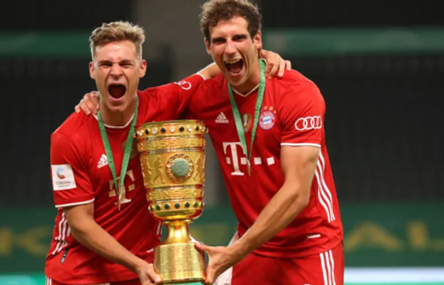 Bộ đôi Kimmich và Goretzka.