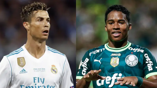 Endrick lauds Cristiano Ronaldo as his ‘idol’ with Brazilian starlet ‘proud’ to follow in footsteps of Los Blancos legend - Bóng Đá
