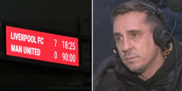 Gary Neville fires warning at Manchester United ahead of Liverpool clash amid fears of another 7-0 thrashing - Bóng Đá