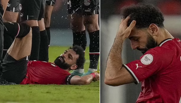 Mohamed Salah is forced off INJURED in first half of Egypt's crucial AFCON - Bóng Đá