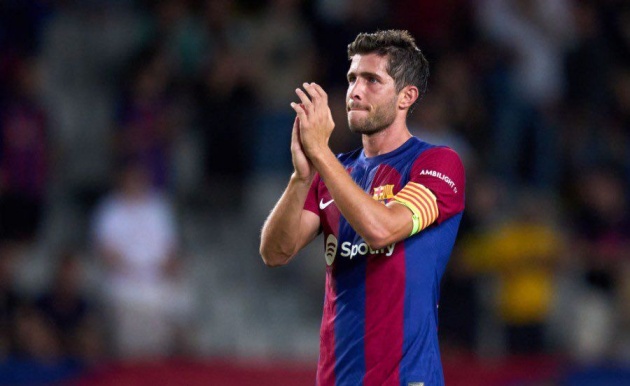 Sergi Roberto will now be forced to lớn miss out against Villarreal, and will not return until mid-February. - Bóng Đá