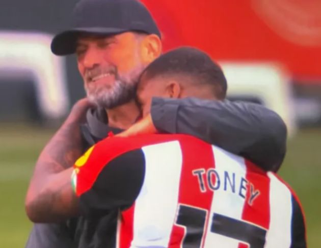 Jurgen Klopp shares what Liverpool fan Ivan Toney told him after final whistle - Bóng Đá