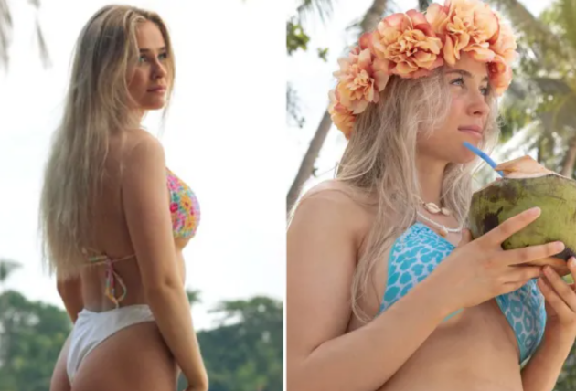 Man Utd’s sexiest fan shows off curves in barely-there bikini on Bali holiday as fans say ‘that’s my future wife’ - Bóng Đá