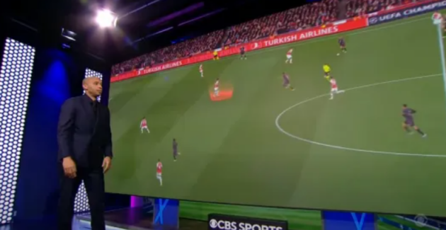 Thierry Henry highlights Declan Rice mistake in Arsenal draw vs Bayern Munich - Bóng Đá