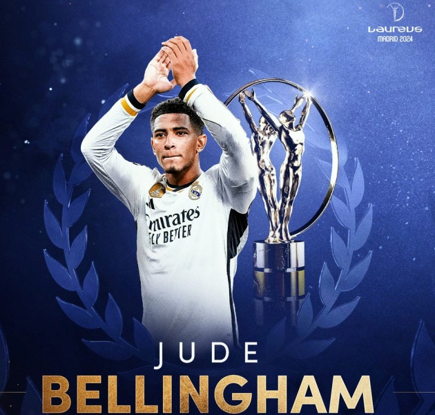 Bellingham given World Breakthrough of the Year - Bóng Đá