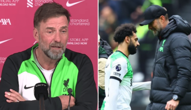 Jurgen Klopp says bust-up with Mohamed Salah is a ‘non-story’ but refuses to discuss his Liverpool future - Bóng Đá