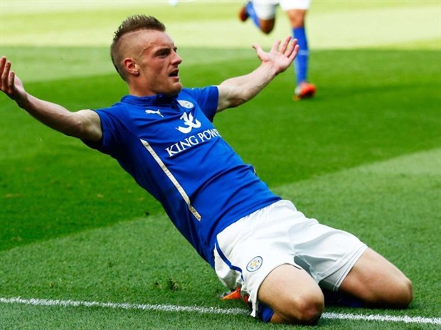 Vardy đã chơi rất hay trong màu áo Leicester.