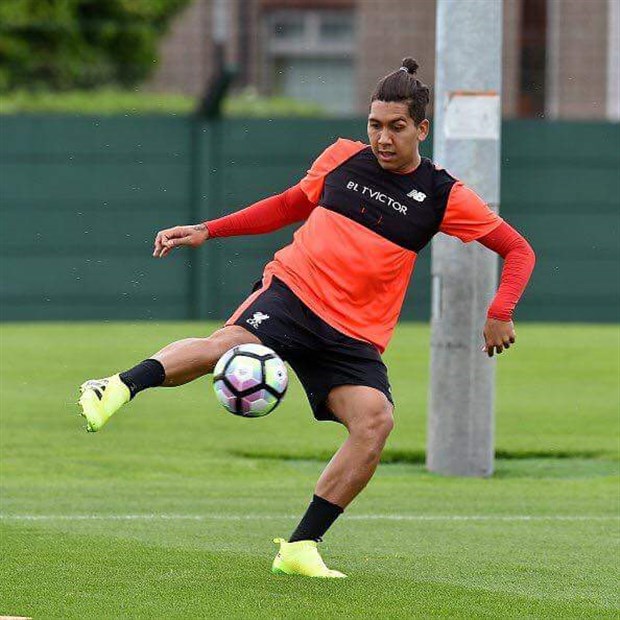 Firmino tăng cân thấy rõ khi trở lại Liverpool