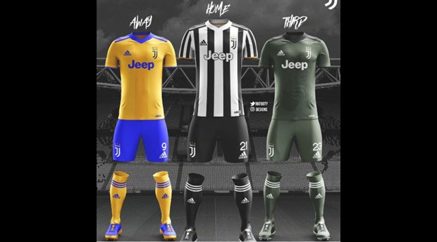 Chùm ảnh: Áo đấu với logo 'thảm họa' của Juventus đẹp không tưởng - Bóng Đá