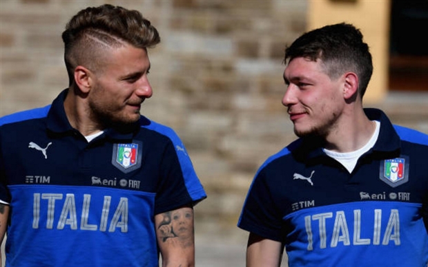 Dàn sao trẻ của Italia phấn khích khi đàn anh nghỉ tập - Bóng Đá