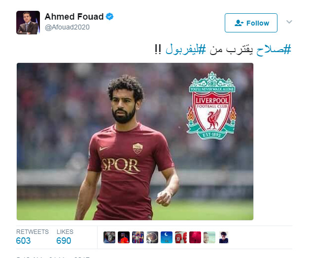 Liverpool đang gấp rút hoàn tất việc chiêu mộ Salah  - Bóng Đá