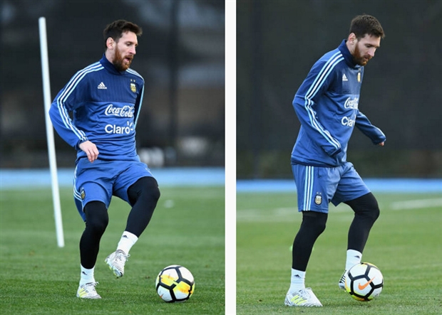 Messi đầy thích thú trong buổi tập đầu tiên cùng Sampaoli - Bóng Đá