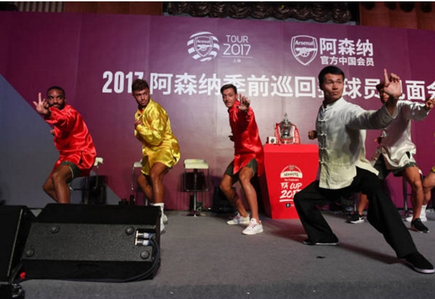 Lacazette cùng dàn sao Arsenal tự tin múa quyền tại Thượng Hải - Bóng Đá