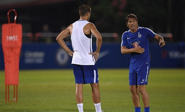 Lạ nước lạ cái, Morata được Conte tận tình chỉ bảo trên sân tập - Bóng Đá