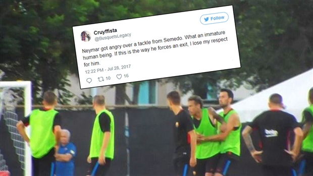 Fan Barcelona nói gì về vụ đánh nhau của Neymar? - Bóng Đá