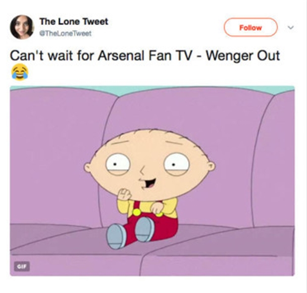 Ngay trận ra mắt, 'Wenger Out' đã làm loạn Twitter - Bóng Đá