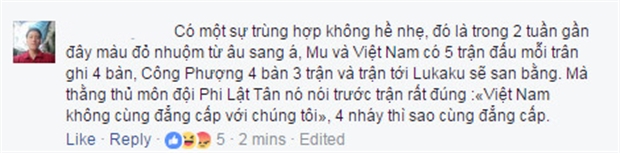 Việt Nam thắng Philippines là nhờ... Man Utd nhập? - Bóng Đá