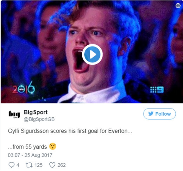 'Kỷ lục gia' Sigurdsson lập siêu phẩm, NHM Everton sướng tột đỉnh - Bóng Đá