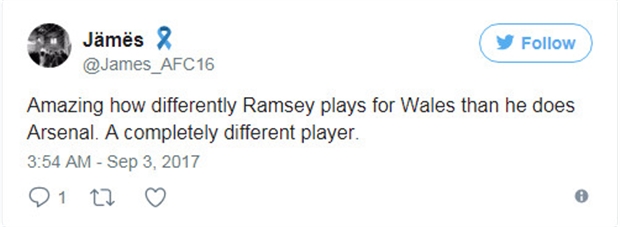 Hết Ozil, giờ đến Ramsey cũng bị chỉ trích fan Arsenal vì đá... hay - Bóng Đá