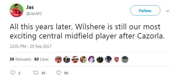 Wilshere đá đủ 90 phút không khác gì Arsenal vô địch - Bóng Đá