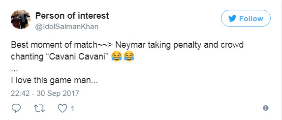 Cavani bị chê 'diễn kịch' quá tệ sau lưng Neymar - Bóng Đá