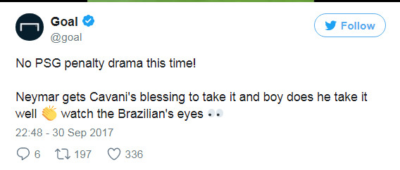 Cavani bị chê 'diễn kịch' quá tệ sau lưng Neymar - Bóng Đá