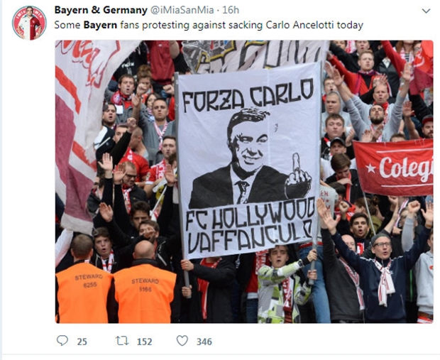 CĐV Bayern nói gì sau trong trận đầu không Ancelotti? - Bóng Đá