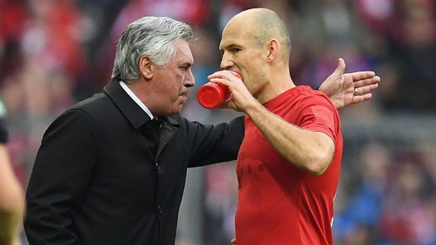 Robben 'dỗi' Ancelotti vì không cho tập... ăn vạ - Bóng Đá