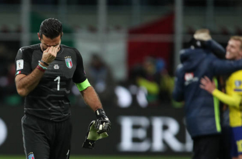 Những giọt nước mắt đau đớn của Buffon trong ngày chia tay Azzurri - Bóng Đá