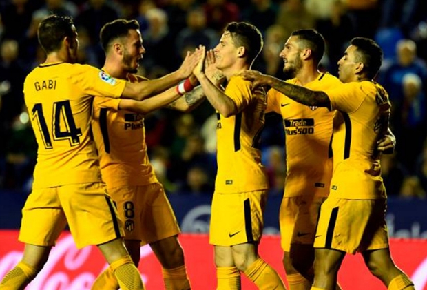 Thắng '5 sao', Atletico tái lập kỷ lục trong mùa giải từng lập cú đúp - Bóng Đá