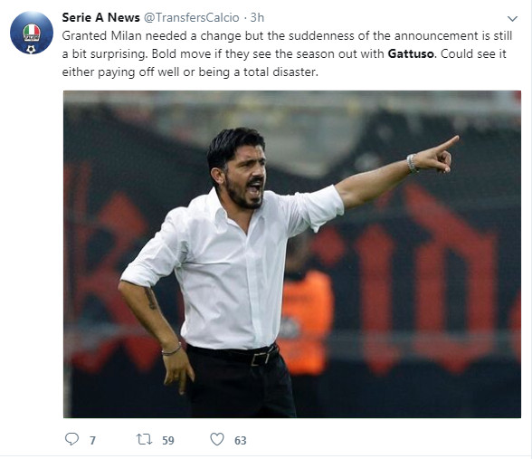 NHM lo lắng khi Milan quá nóng vội trong việc bổ nhiệm Gattuso - Bóng Đá