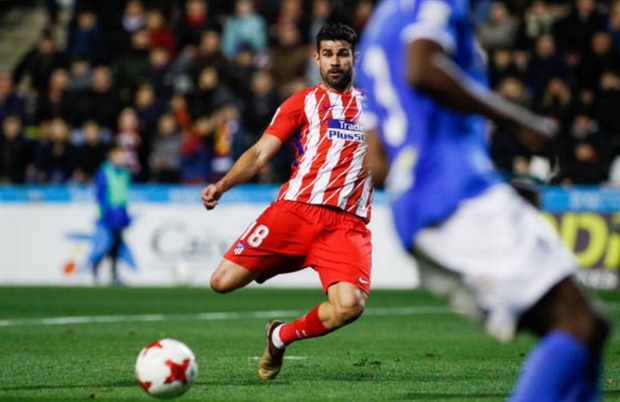Chỉ sau 5 phút vào sân, Costa đã tái kích hoạt 'tài khoản' tại Atletico - Bóng Đá