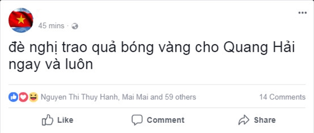 Hãy trao ngay bóng vàng cho Quang Hải - Bóng Đá