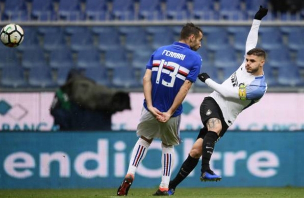 Icardi hóa Salah, Inter hủy diệt Sampdoria  - Bóng Đá