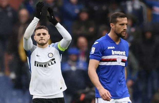 Icardi hóa Salah, Inter hủy diệt Sampdoria  - Bóng Đá