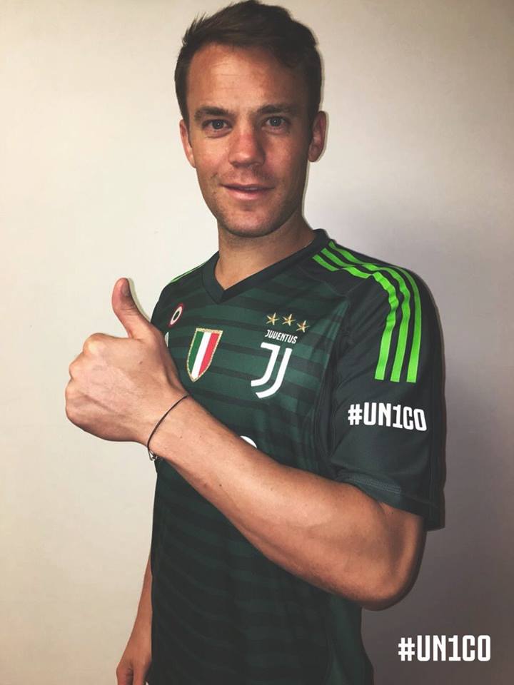 Neuer bất ngờ khoe ảnh khoác áo Juventus - Bóng Đá
