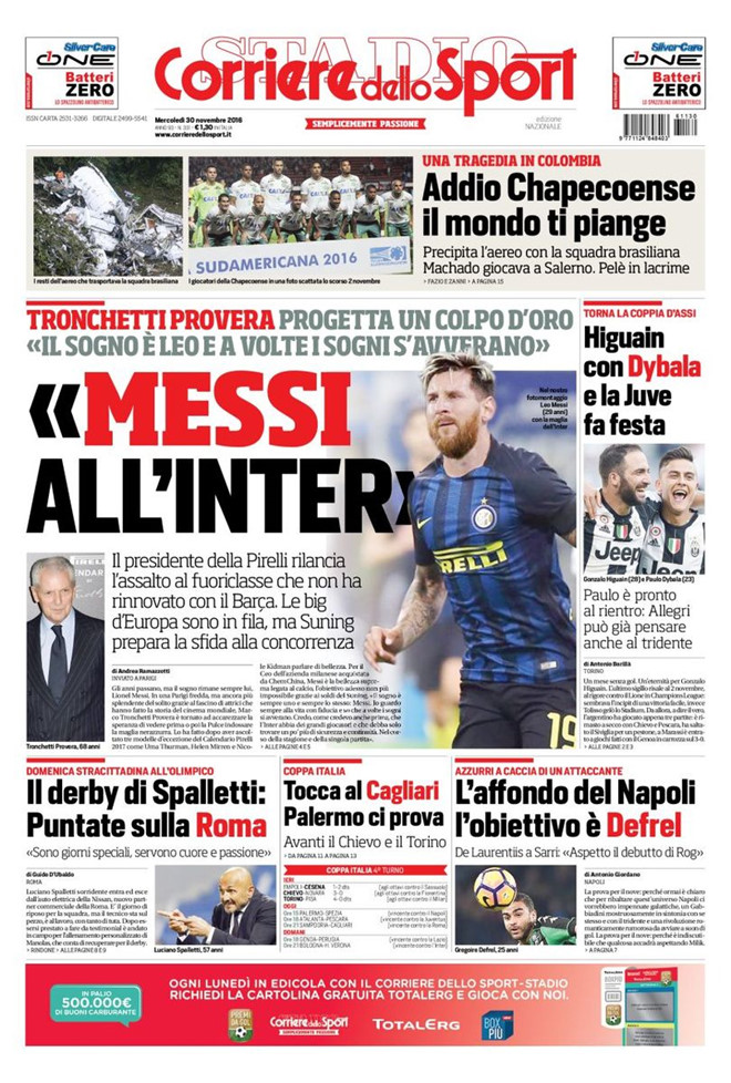 Inter chính thức lên tiếng về việc mua Messi - Bóng Đá