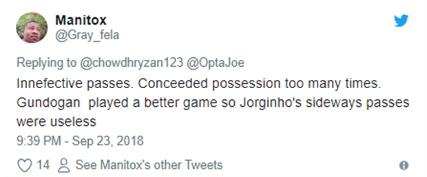 'Kỉ lục chuyền bóng của Jorginho là thứ vớ vẩn' - Bóng Đá