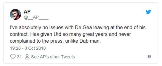 Man Utd quá nát, CĐV ủng hộ De Gea ra đi - Bóng Đá