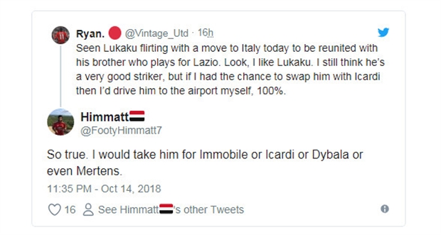 'Lukaku muốn rời Man Utd, có gì phải ngạc nhiên?' - Bóng Đá