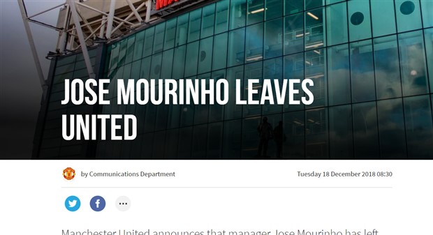 Fan Man Utd mở hội khi biết Mourinho thoái vị  - Bóng Đá