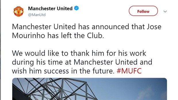 Fan Man Utd mở hội khi biết Mourinho thoái vị  - Bóng Đá