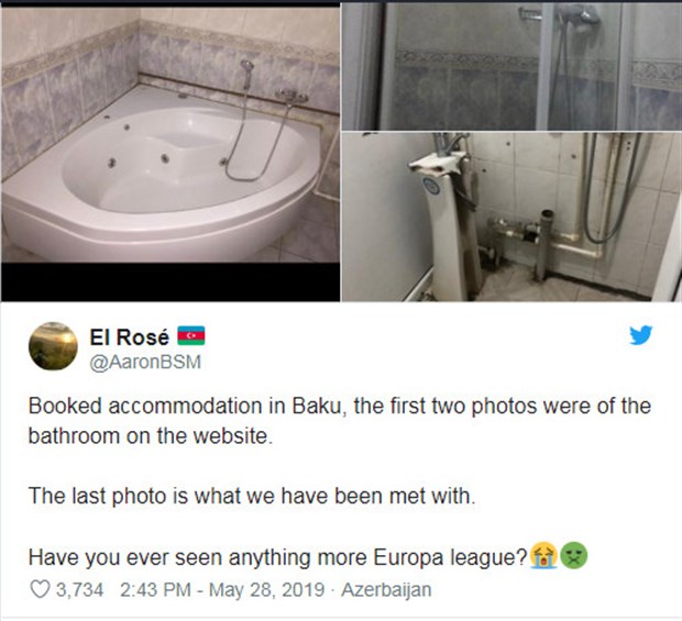 CĐV Arsenal kêu trời vì bị tống khỏi khách sạn ở Baku - Bóng Đá