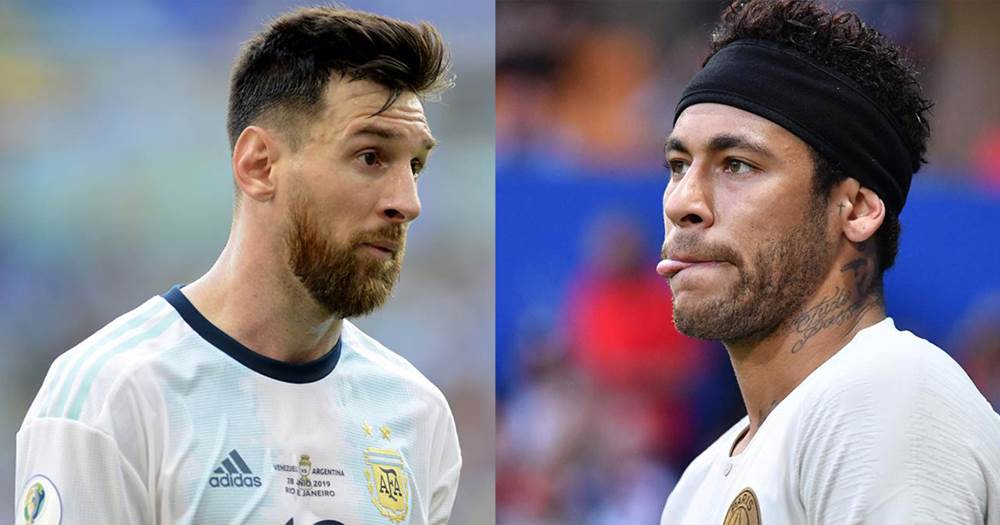 Neymar và Messi đang bí mật chuyện gì đó - Bóng Đá