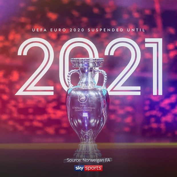 NHM thế giới nói gì về việc EURO 2020 bị 