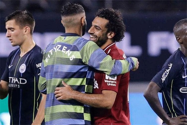 Man City winger Riyad Mahrez responds to comparisons with Liverpool FC forward Mo Salah - Bóng Đá