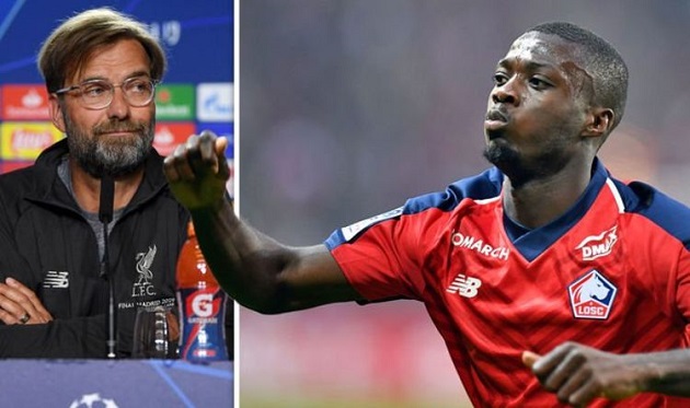 Liverpool target Nicolas Pepe wants to move to England this transfer window, with Jurgen Klopp reportedly seeking to improve his front line. - Bóng Đá