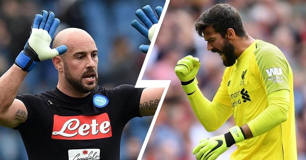 Reina sees more and more quality coming Alisson's ways - Bóng Đá