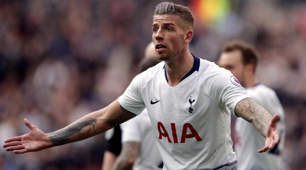 Tottenham Hotspur wary Toby Alderweireld could leave on a free next summer - Bóng Đá