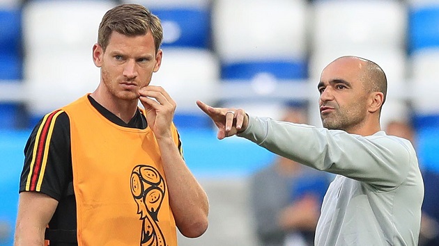 Manager claims player’s role at Tottenham have ‘changed drastically’ - Roberto Martinez nói về Jan Vertonghen - Bóng Đá